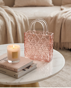 Crystal Bloom Bag Vase / Kristal Çiçekli Çanta Vazo