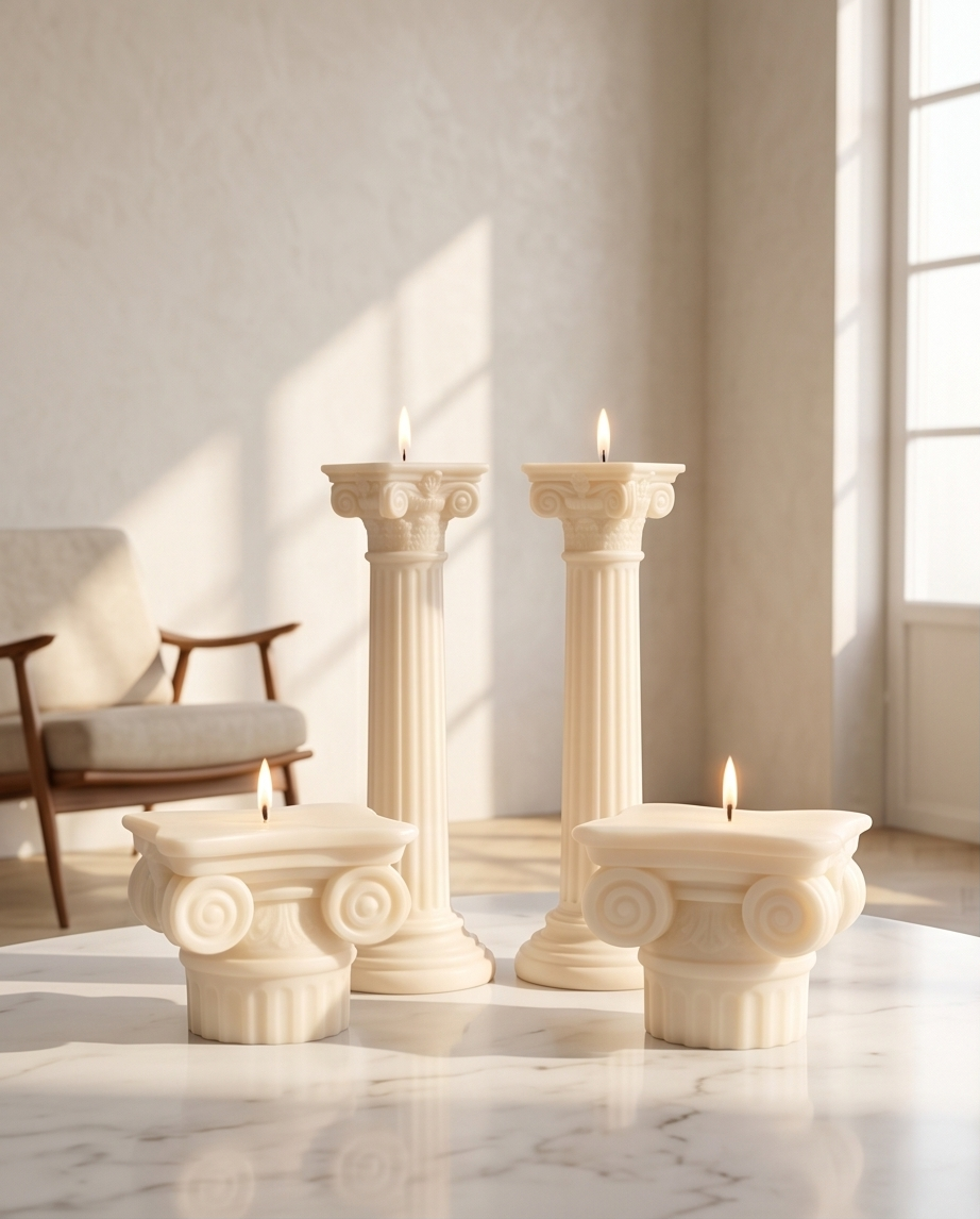 Aurelia Form / Aurelia Antik Desenli Mum